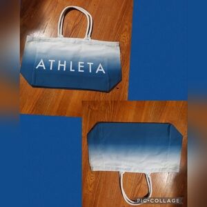 Athleta Lightweight Tote, Athlesuire, Travel Ocean Blue Ombre